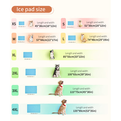 Dog Pillow Pet Summer Cooling Mat and Sleeping Pad Waterproof Pet Cooling Mat for Cat Dog Keep Cooling Supplies Self Cooling Mat